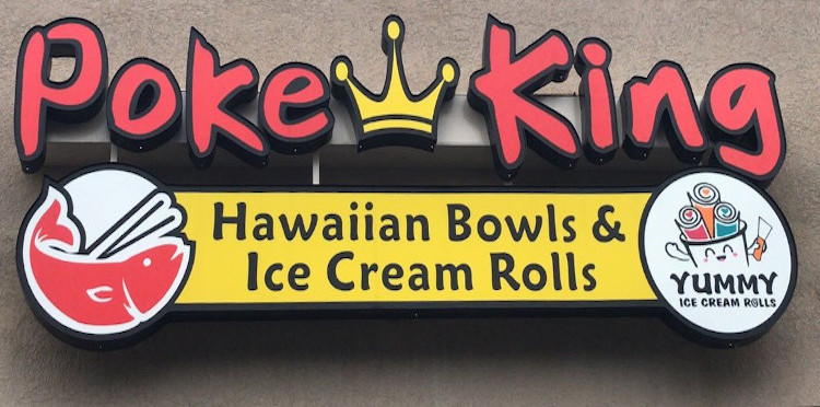 Poke King,Hawaiian Bowls & Ice Cream Rolls,Signature Bowl,Poke King,Hawaiian Bowls & Ice Cream Rolls,Signature Bowl